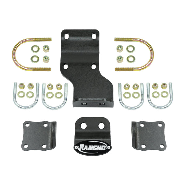 Rancho RS64102 Front Dual Stabilizer Bracket Jeep Wrangler