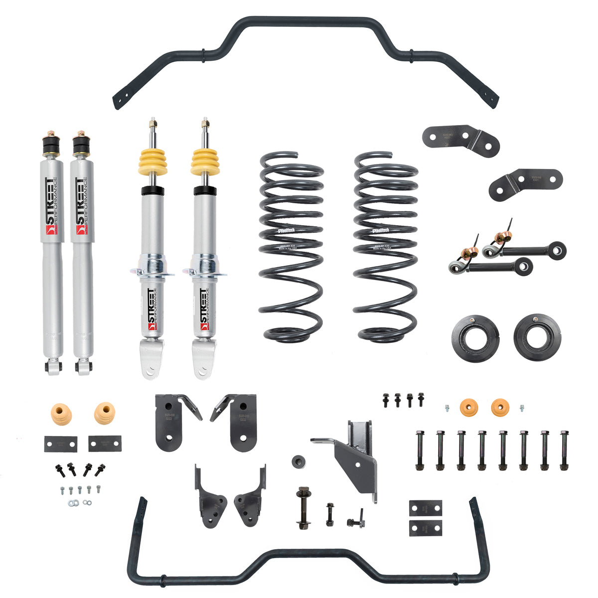 Belltech 1061sps Lowering Kit Front And Rear Complete Kit W Street Pe Shockwarehouse 2747